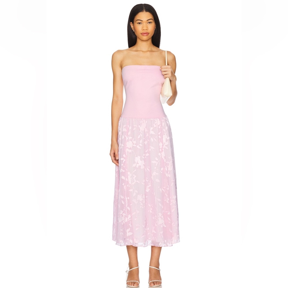Cami NYC Pink Strapless Dress